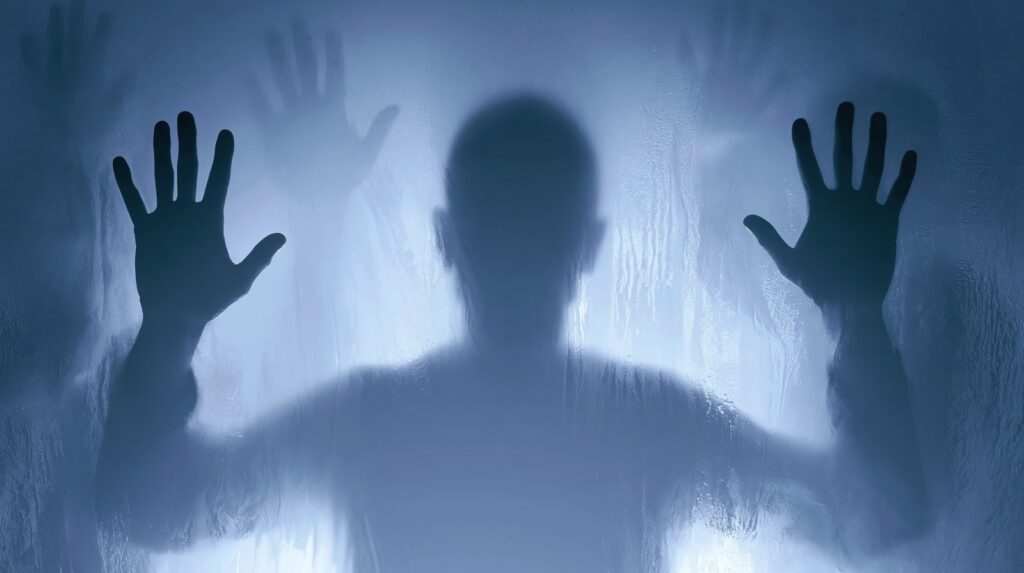 Silhouette hinter Milchglas — widersprüchliche Befunde